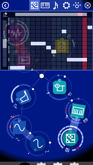 Reactable mobile のスクリーンショット