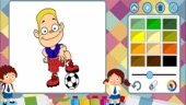 Football to paint - coloring book to draw sports Captura de tela 2