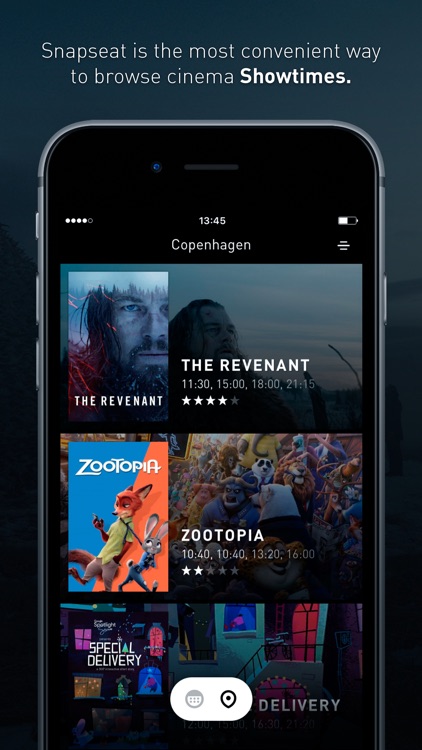 Snapseat - Browse nearest cinema movies screenshot-0