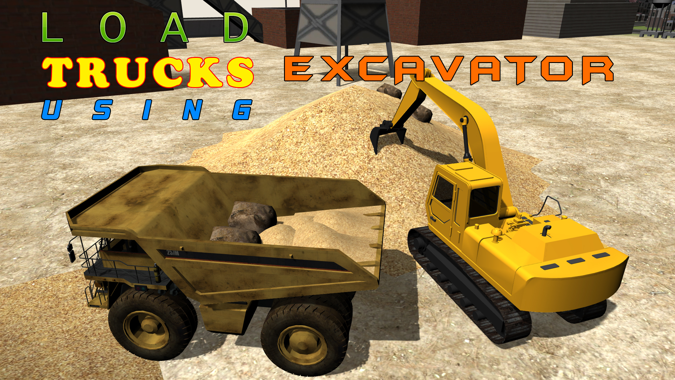 Sand Excavator Simulator – Operate crane & drive truck in this simulation game screenshot 3