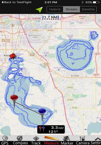 Florida lakes Nautical Charts screenshot 4