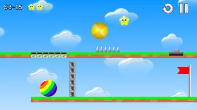 Screenshot #2 pour Rainbow Ball Rush Lite