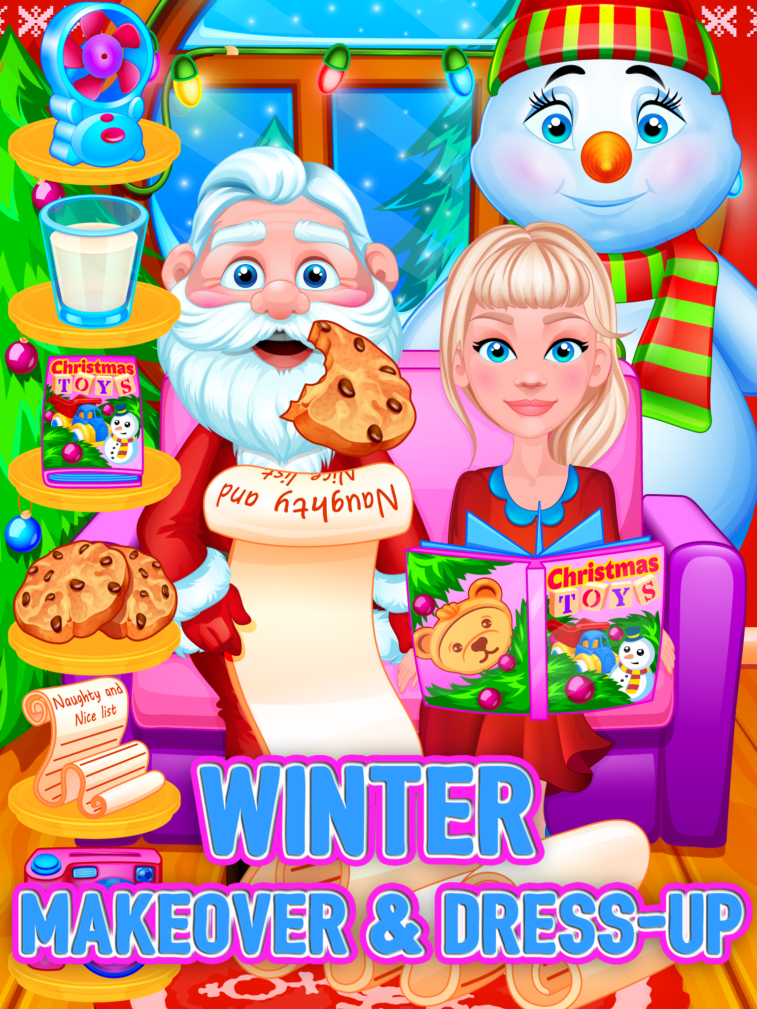 Crazy Christmas Party - Kids Dressup & Salon Games