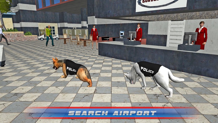 Cop Dog Sniffing Simulator