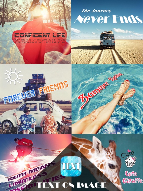 Screenshot #4 pour Text on Image.s - Typography Photo Editor to Write Captions & Add Letter Fonts