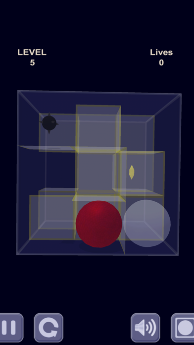 Red ball & Glass mazeのおすすめ画像2