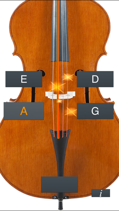 Double Bass Tuner Simple Screenshot