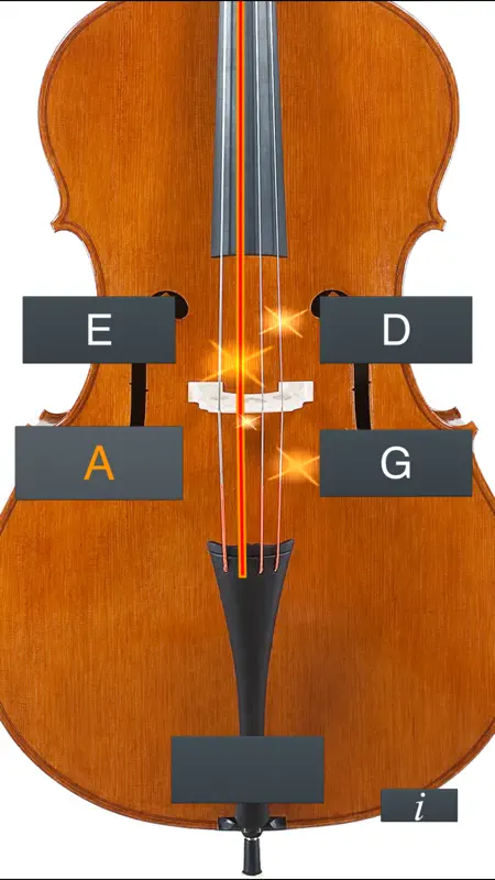 Double Bass Tuner Simple screenshot 2 of 5