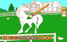 Game screenshot Coloringbook Horses  – Color, design and play with your own little horse and pony hack