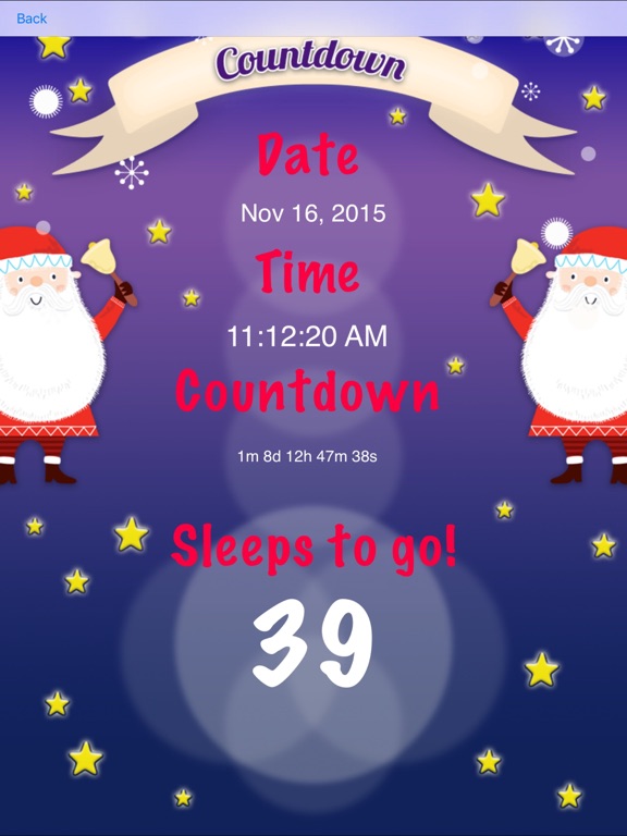 Santa Tracker Christmas Free iPad screenshot 2 - Entertainment app