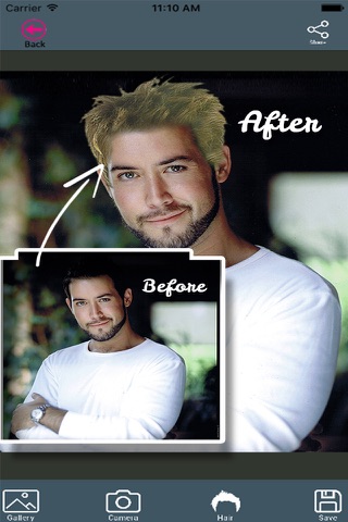 Man Hairstyles Photo Editor - náhled