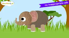 zoo animals - animal sounds, puzzles and activities for toddlers and preschool kids by moo moo lab iphone screenshot 1