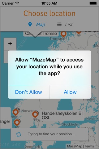 MazeMap screenshot 2