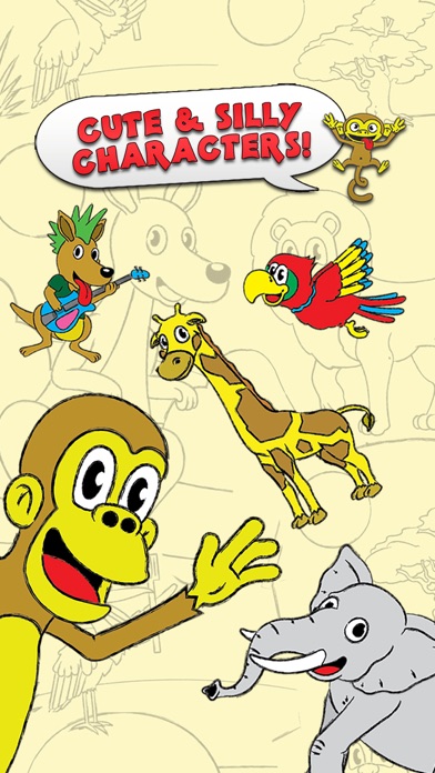 Screenshot #2 pour Coloriage tactile Zoo Animal Coloring Book Couleur Pour d'activité pour les enfants et la famille Free Edition Starter préscolaire