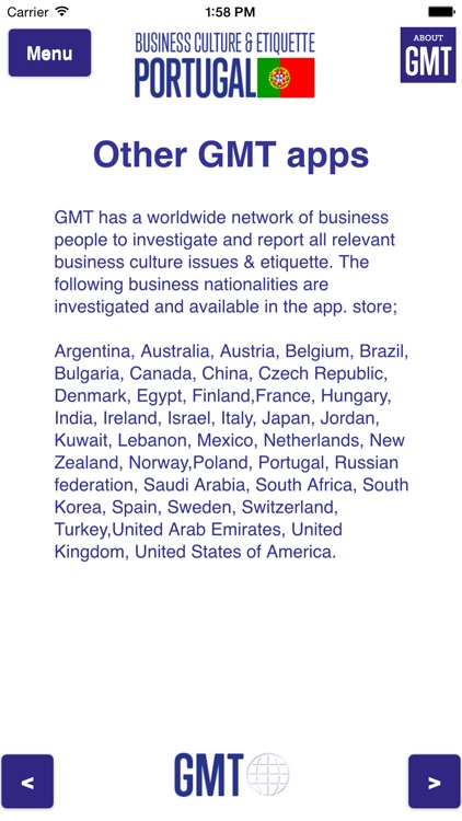 Business culture & etiquette Portugal screenshot-3