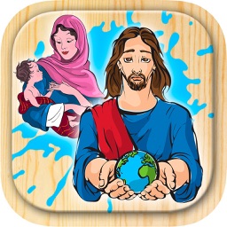 Bible coloring book - Bible to paint and color scenes from the Old and New Testaments