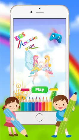 Game screenshot Fairy & Princess Coloring Book for Kids Preschool Toddler mod apk