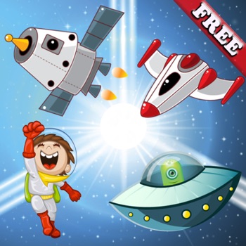 Puzzle voor peuters : Ontdek de melkweg, de ruimte en het UFO ! Educatieve Spellen voor kinderen - gratis app