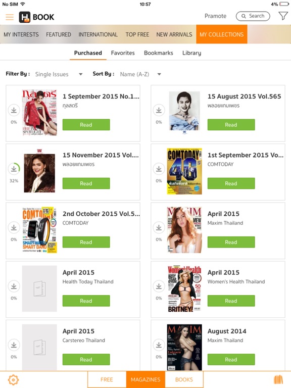 Screenshot #6 pour H Book อ่านง่ายได้ทุกที่ อ่านฟรีก่อนโหลด