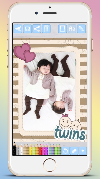 Photo frames for babies and kids for your album - Premium