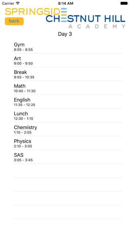 SCH Academy Block Scheduler