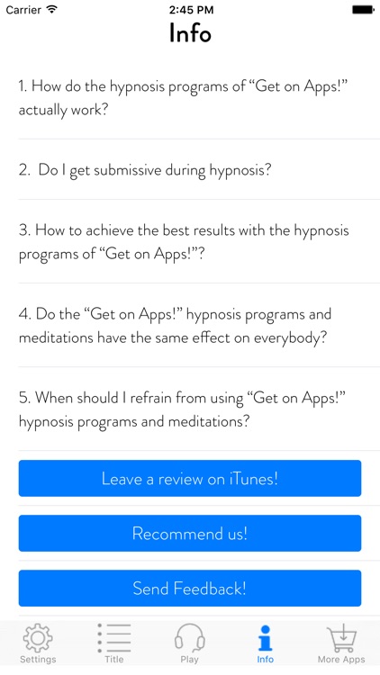 Stop Tinnitus! Tinnitus Relief by Hypnosis screenshot-3