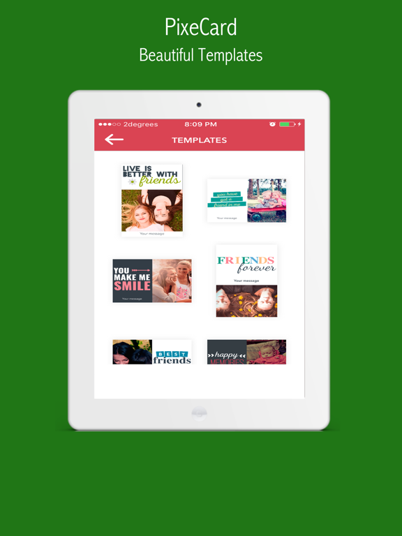 Screenshot #6 pour PixeCard Greeting Card Maker