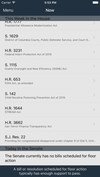 Screenshot #1 pour Pocket Docket - Congress on the Go