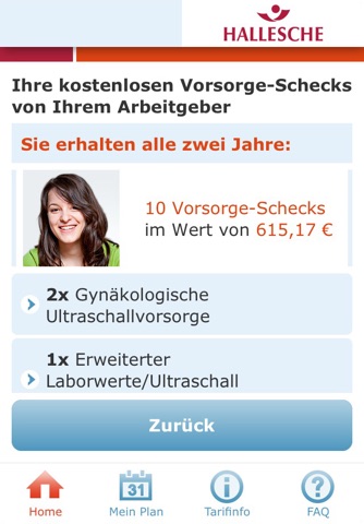 HALLESCHE Vorsorge App screenshot 3