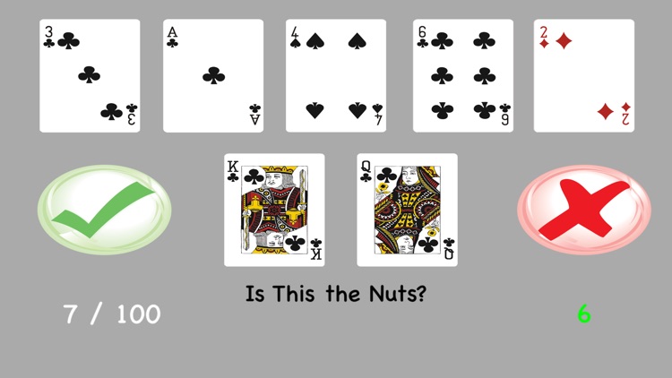 POKER Find The Nuts -- Best Possible Hand