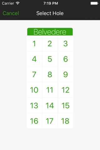 Belvedere C.C. - Scorecards, Maps, and Reservations screenshot 3