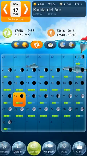 Captura de pantalla de Pesca Deluxe – Mejores Momentos Para Pescar Y Calendario De Pesca en iPhone 2
