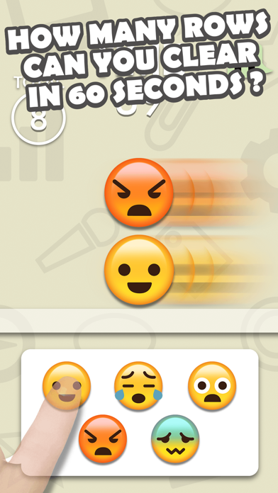 Screenshot #3 pour Emoji Land - Best Pictures Art Emojis Column Matches Up Games