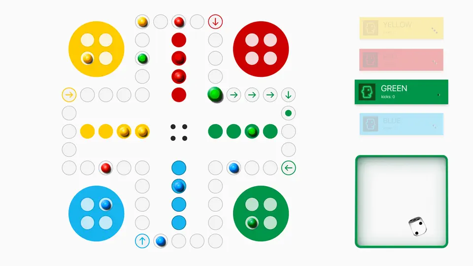 Captura de pantalla de LUDO, Family Board Game en iPhone 4