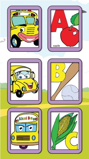 ABC Learning My Alphabet School Bus Coloring Book(圖2)-速報App