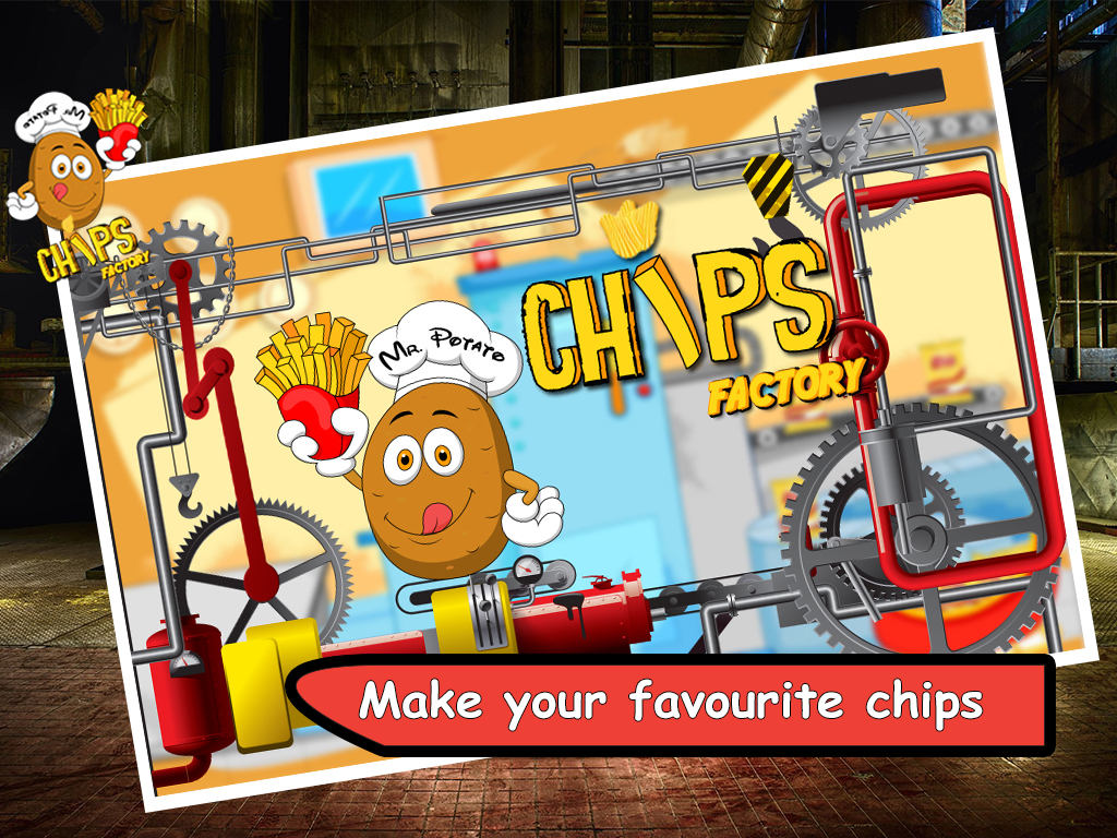 Potato Chips Factory Simulator - Make tasty spud fries in the factory kitchen