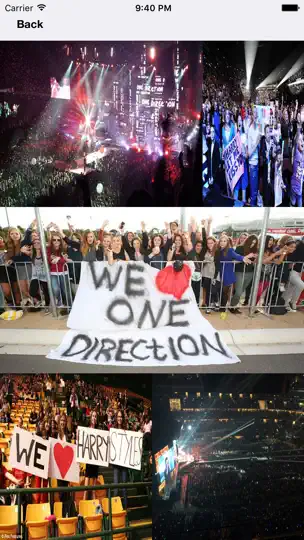 Photo Album App - One Direction Edition iPhone Ekran Görüntüsü 2
