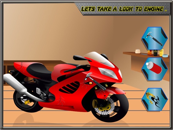 Bike Factory and repair Shop - Build, fix wash up & pimp my ride iPad screenshot