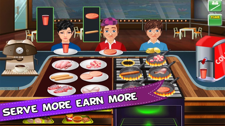 Crazy Chef Kitchen Fever Cooking Games