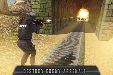 Swat force Sniper Subway Mission screenshot 3