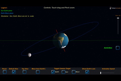 3D Earth Moon Sun screenshot 2