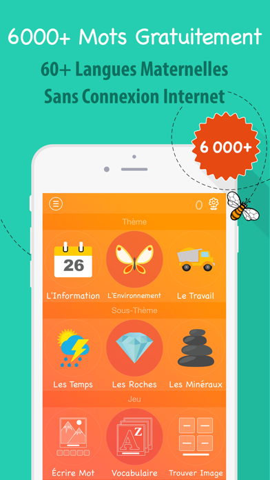 Screenshot #1 pour 6000 Mots - Apprendre l'Indonésien Gratuitement