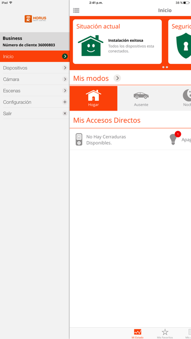 Horus Smart Control screenshot