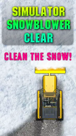 Game screenshot Simulator Snowblower Clear mod apk
