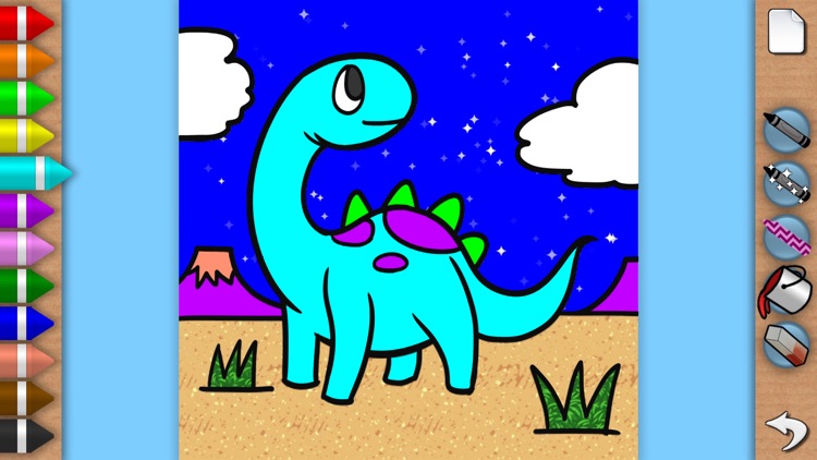 Sparkling Color Book - Coloring Pages for Boys and Girls screenshot-3