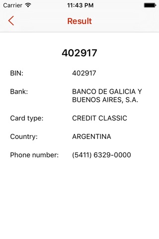 BIN Database for South America screenshot 3
