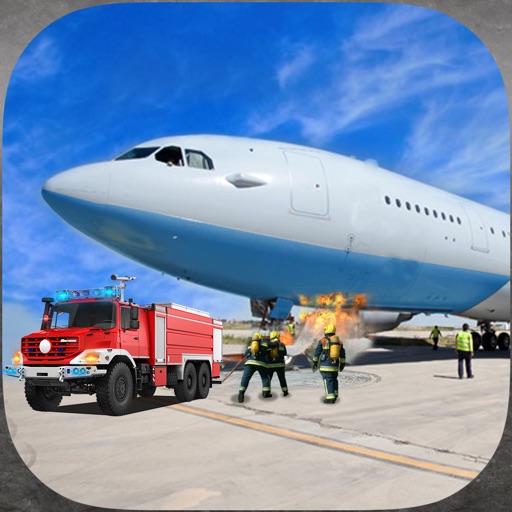 Real Airport Truck Driver: Emergency Fire-Fighter Rescue icon