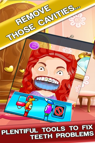 Cinderella Visits The Dentist - Play Teeth Whitening & Cleaning Game For Kids! screenshot 2