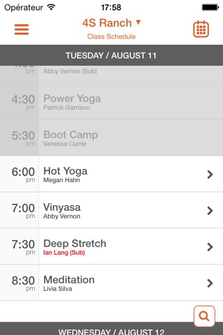 Yoga Six Studios screenshot 3