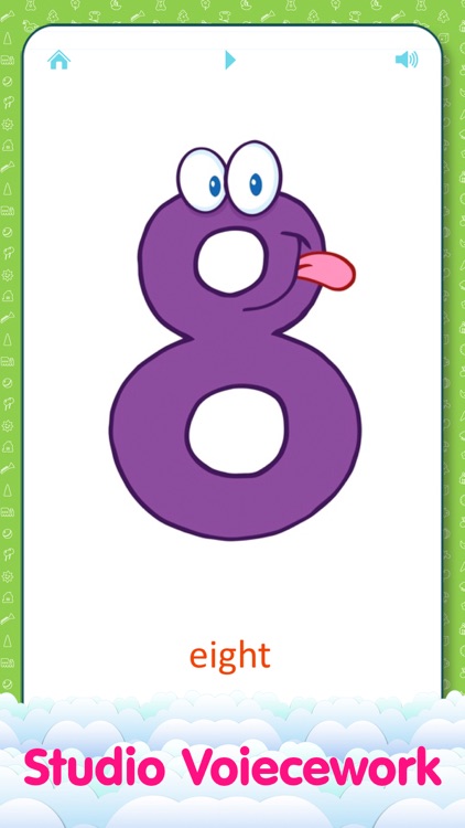 English Alphabet and Numbers for Kids - Learn My First Words with Child Development Flashcards